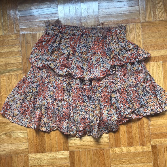 LoveShackFancy Tiered Silk Skirt - Picture 5 of 5